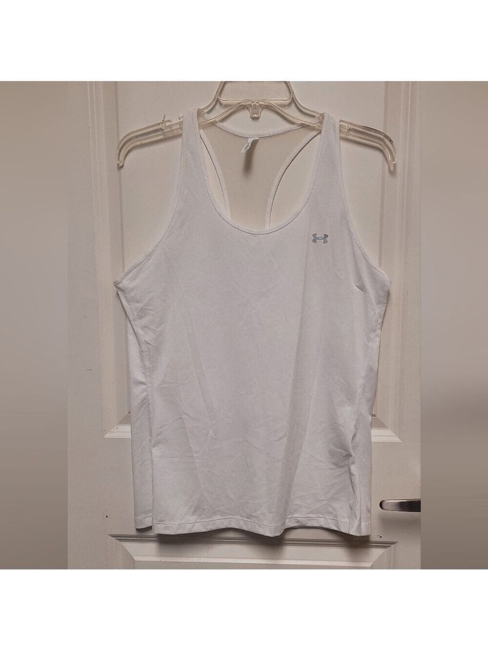 Under Armour White Athletic Tank Top